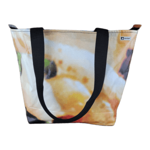 Zippered Tote Bag - Made from Recycled Billboards