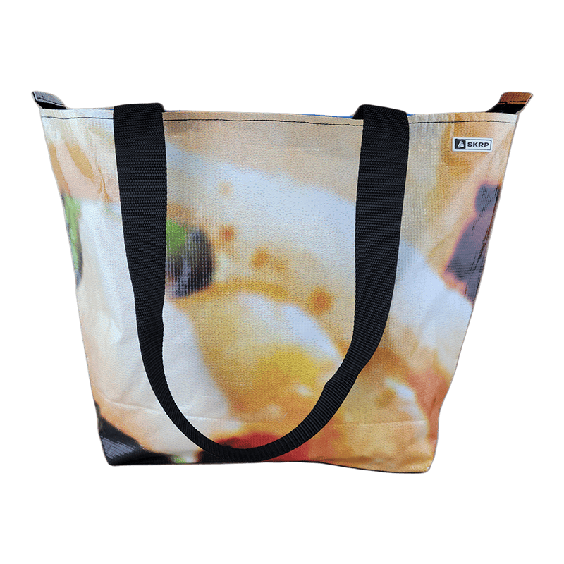 Zippered Tote Bag – Made from Recycled Billboards