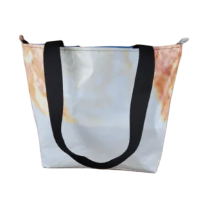 Zippered Tote Bag - Made from Recycled Billboards