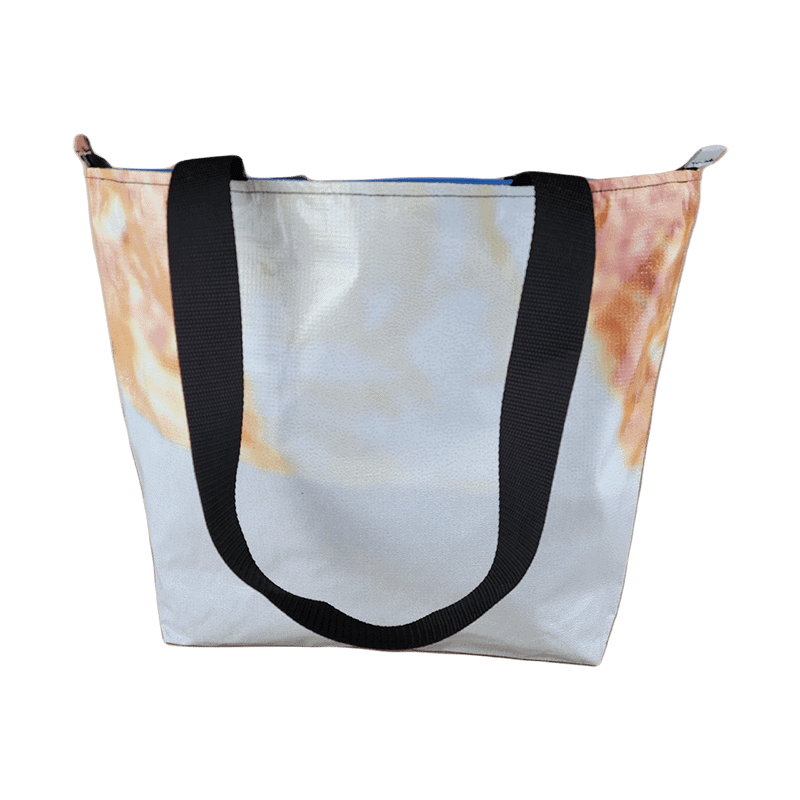 Zippered Tote Bag - Made from Recycled Billboards
