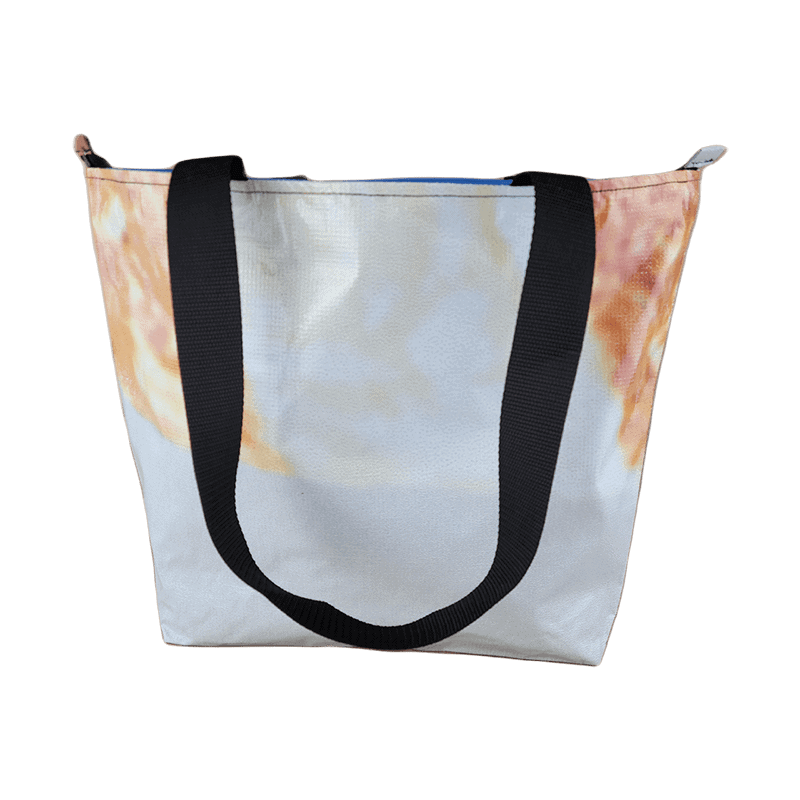 Zippered Tote Bag – Made from Recycled Billboards