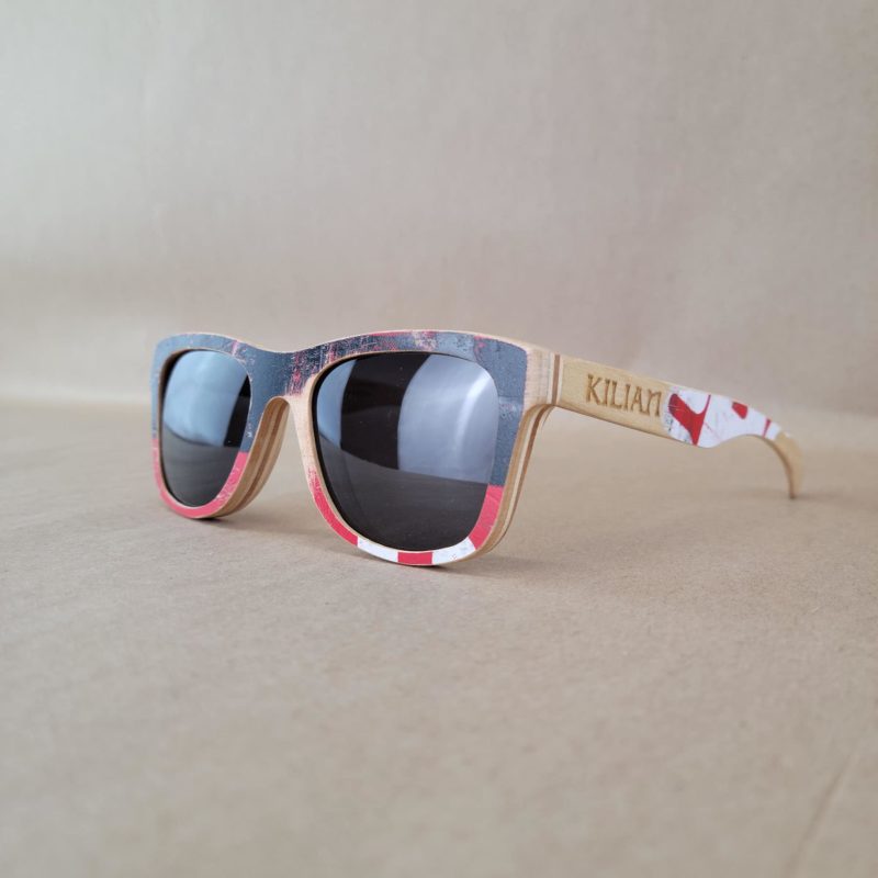 Kilian Martin Collection #3 – 4 of 6 Recycled Skateboard Sunglasses