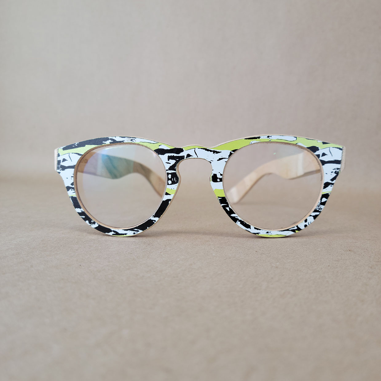 Recycled Skateboard Reading Glasses (Rounded style)