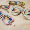 Recycled Skateboard Reading Glasses