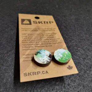 Recycled Skateboard Cufflinks