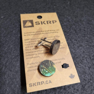 Recycled Skateboard Cufflinks