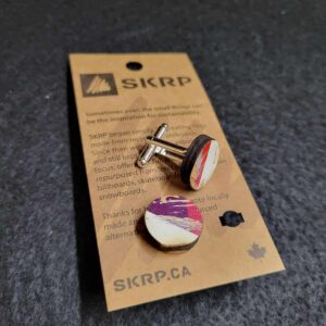 Recycled Skateboard Cufflinks