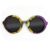 Iris Style Recycled Wooden Skateboard Glasses