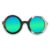 Iris Style Recycled Wooden Skateboard Glasses