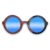 Iris Style Recycled Wooden Skateboard Glasses
