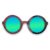 Iris Style Recycled Wooden Skateboard Glasses
