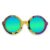 Iris Style Recycled Wooden Skateboard Glasses