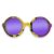 Iris Style Recycled Wooden Skateboard Glasses