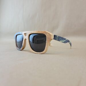 Recycled Wooden Skateboard Sunglasses (Aviator style)