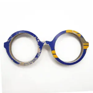 Iris Style Recycled Wooden Skateboard Glasses