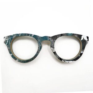 Cat Eye Style Recycled Wooden Skateboard Glasses