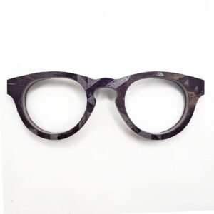 Cat Eye Style Recycled Wooden Skateboard Glasses