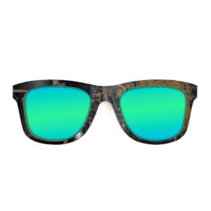Wayfarer Style Recycled Wooden Skateboard Glasses (Large)