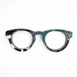 Cat Eye Style Recycled Wooden Skateboard Glasses