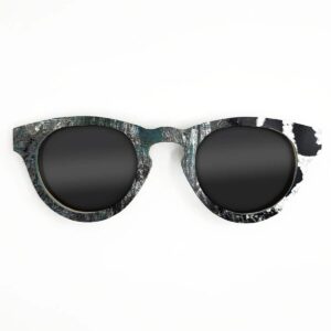 Cat Eye Style Recycled Wooden Skateboard Glasses