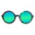 Iris Style Recycled Wooden Skateboard Glasses