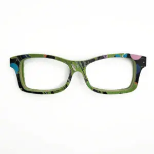 Fox Style Recycled Wooden Skateboard Glasses