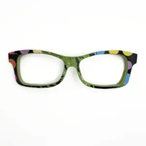 Fox Style Recycled Wooden Skateboard Glasses (Large)