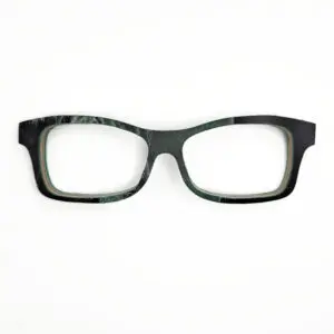 Fox Style Recycled Wooden Skateboard Glasses (Large)