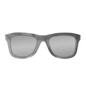 Wayfarer Style Recycled Wooden Snowboard Glasses (Large)