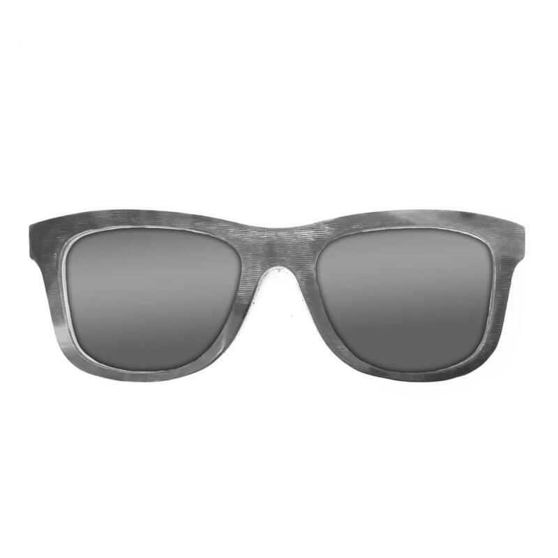 Wayfarer Style Recycled Wooden Snowboard Glasses (Large)