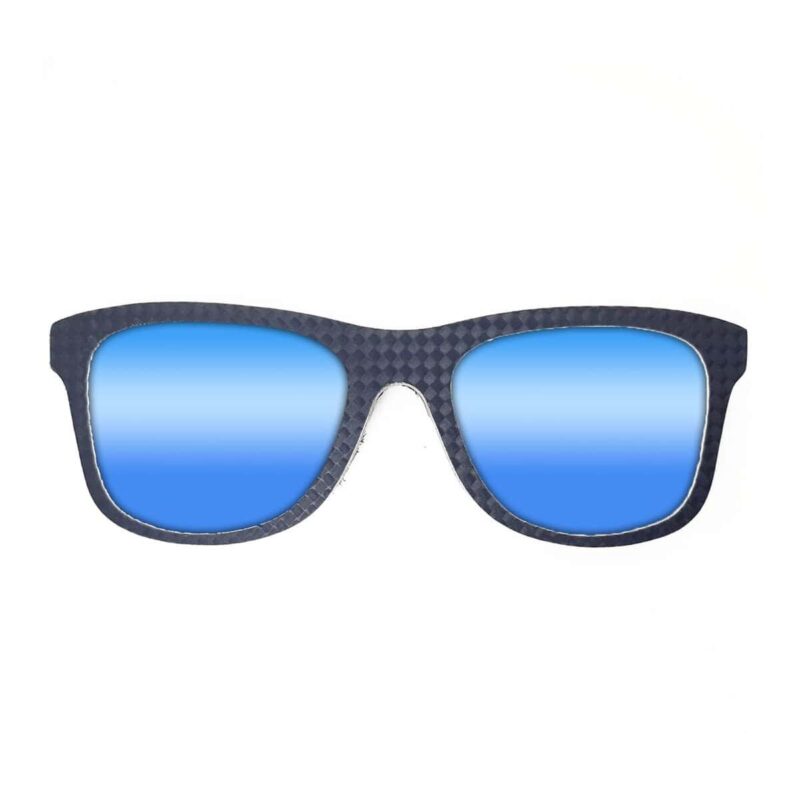 Wayfarer Style Recycled Wooden Snowboard Glasses