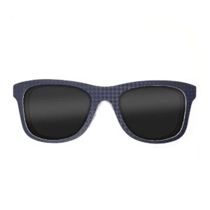 Wayfarer Style Recycled Wooden Snowboard Glasses (Small)