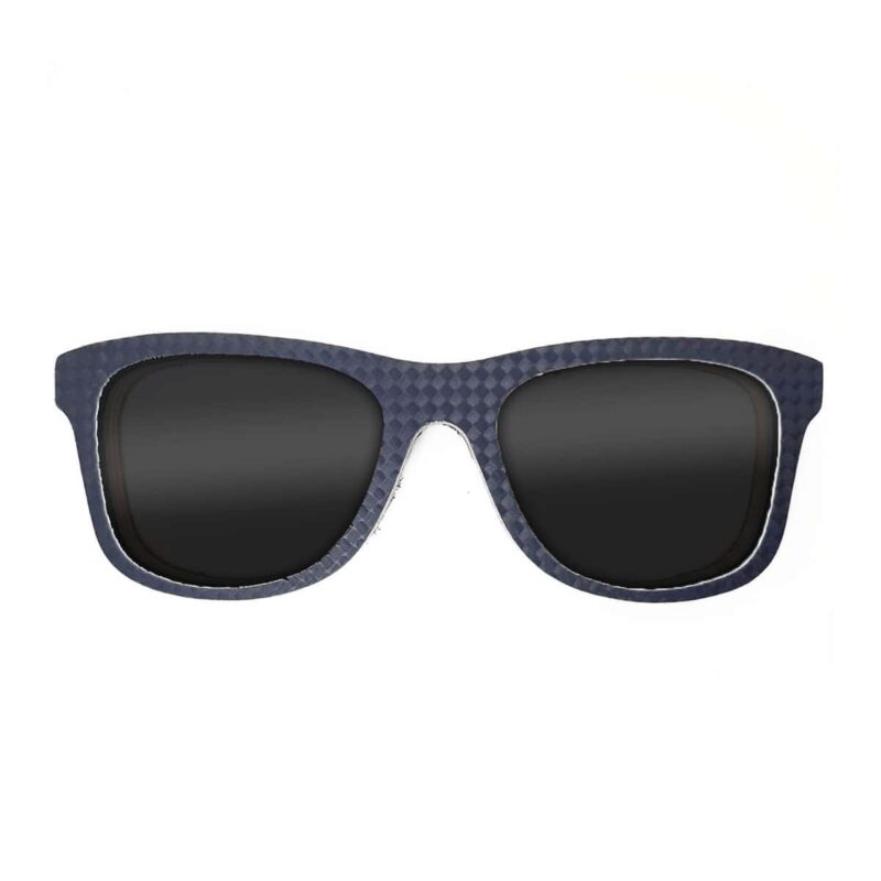 Wayfarer Style Recycled Wooden Snowboard Glasses