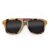 Aviator Style Recycled Wooden Skateboard Glasses