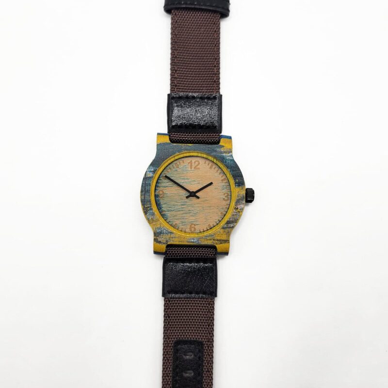 Recycled Wooden Skateboard Watch