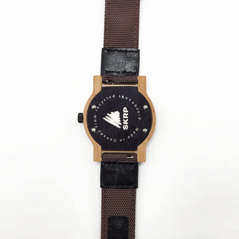 Recycled Wooden Skateboard Watch