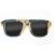 Aviator Style Recycled Wooden Snowboard Glasses