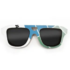 Aviator Style Recycled Wooden Snowboard Glasses