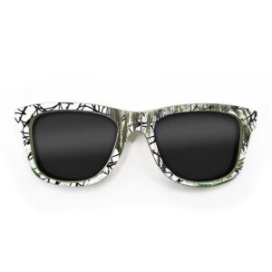 Wayfarer Style Recycled Wooden Skateboard Glasses (Large)