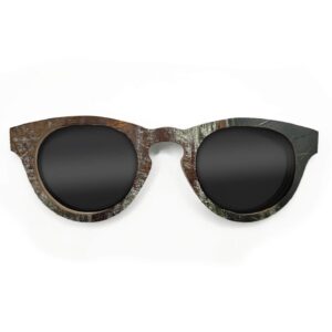 Cat Eye Style Recycled Wooden Skateboard Glasses