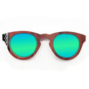 Cat Eye Style Recycled Wooden Skateboard Glasses