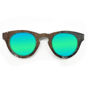 Cat Eye Style Recycled Wooden Skateboard Glasses